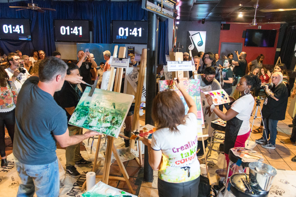 Mort Productions Tackles Art Battle! The Geek Lyfe