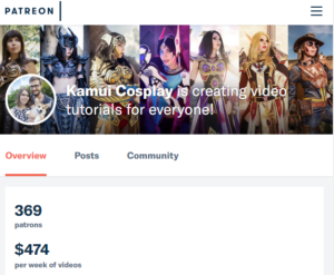 Kamui Cosplay's page