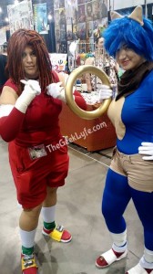 Sonic and Knuckles Cosplay
